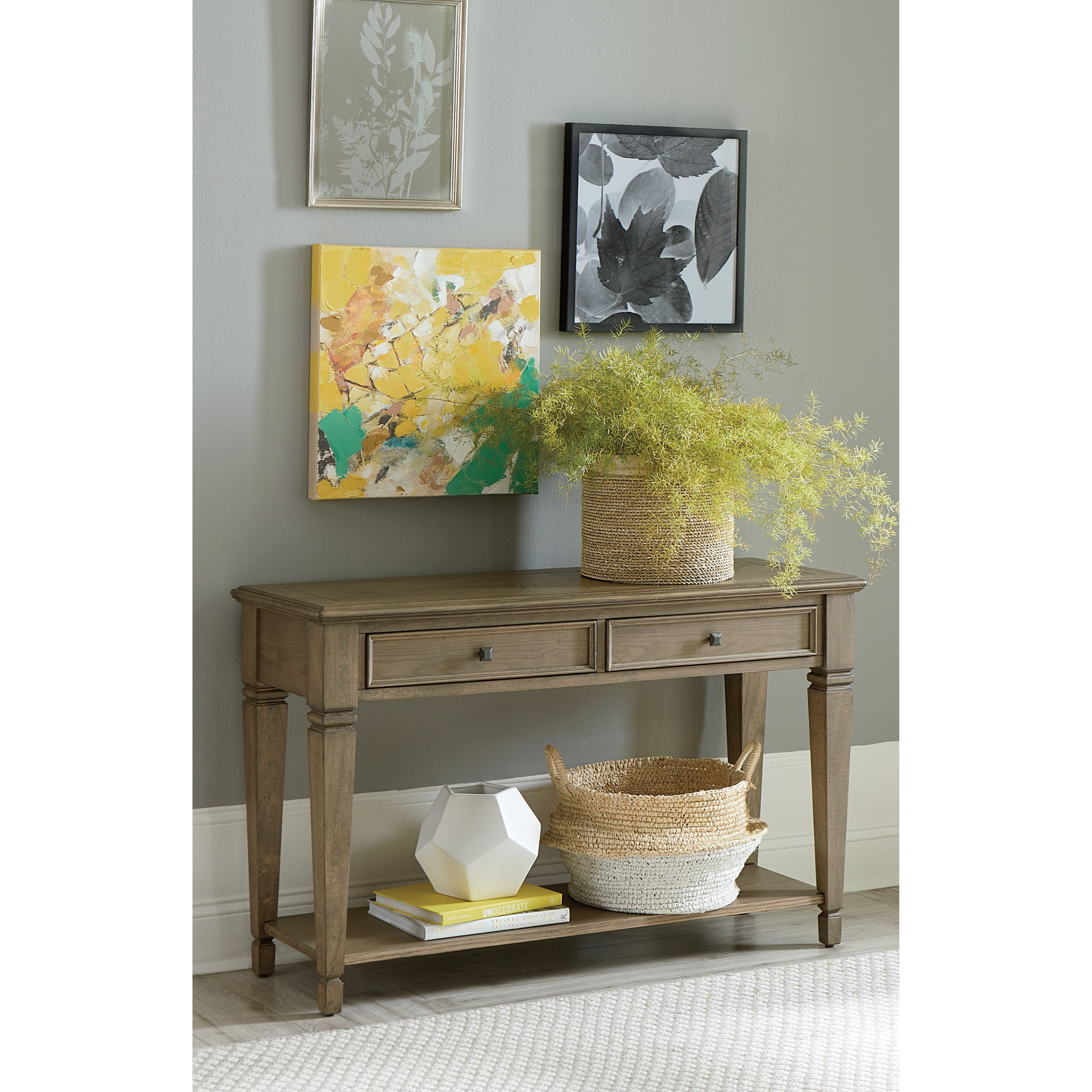 Dimensions Proximity H777925 Sofa Table with Two Drawers Wayside